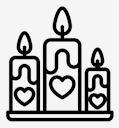 romantic,candles