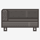 furniture,black,sofa