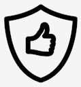 shield,with,thumb,up