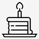 birthday,cake,piece