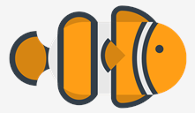clown,fish