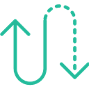 curve,arrow