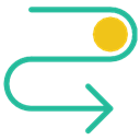 curve,arrow