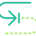 curve,arrow