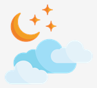 cloudy