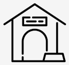 dog,house
