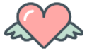 heart,wings