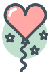heart,balloon