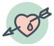 bleeding,heart,arrow