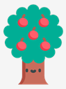 apple,tree
