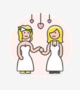 dance,gawns,lesbian,wedding