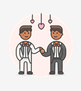 dance,gay,wedding