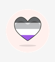 asexual,flag,heart