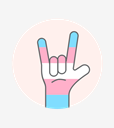 flag,hand,rock,transgender