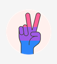 bisexual,flag,hand,peace