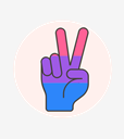 bisexual,flag,hand,peace