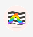 ally,flag,straight,wave