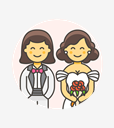 gown,lesbian,suit,wedding