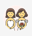 gowns,lesbian,wedding