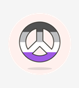 asexual,peace,sign