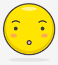 hushed,face