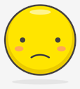 frowning,face