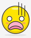anguished,face