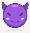smiling,face,with,horns