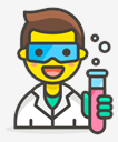 man,scientist