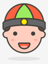 man,with,Chinese,cap
