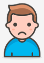 man,frowning