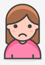 woman,frowning