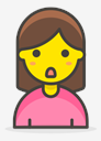 woman,pouting