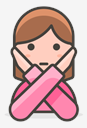woman,gesturing,NO