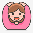 woman,gesturing,OK