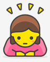 woman,bowing
