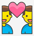 couple,with,heart,man