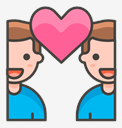 couple,with,heart,man