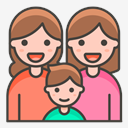 family,woman,boy