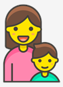 family,woman,boy