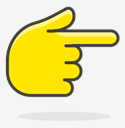 backhand,index,pointing,right