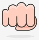 oncoming,fist