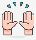 raising,hands