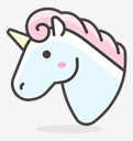 unicorn,face