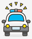 oncoming,police,car