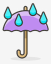 umbrella,with,rain,drops