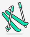 skis