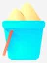 sand,bucket