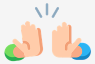 high,five