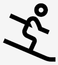 skiing